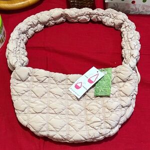 NWT PUFFER SHOULDER/CROSSBODY BAG